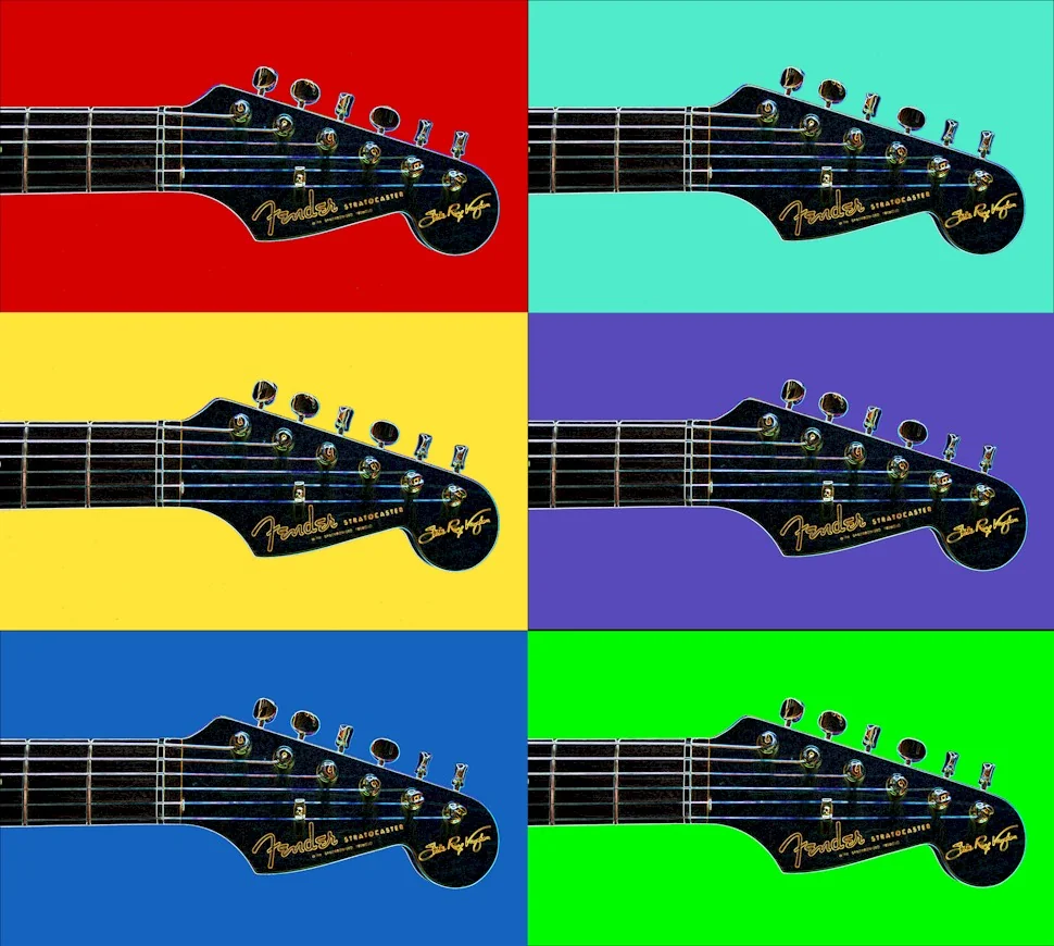 Stratocaster collage